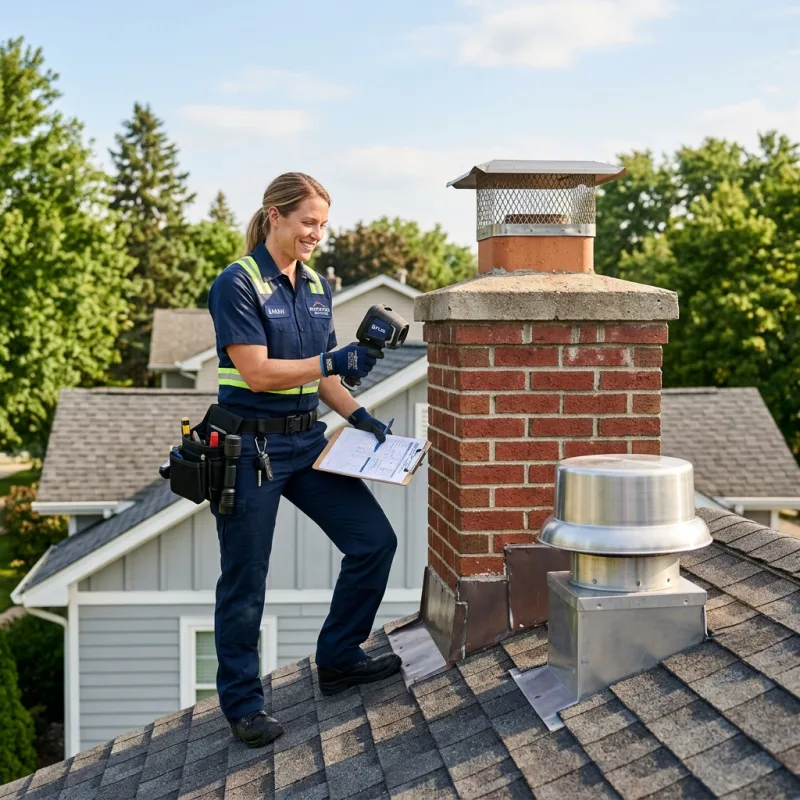 Technician removing a deceased bird from an indoor space in Kalorama